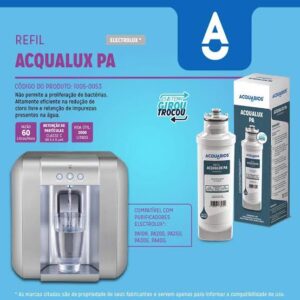 Refil Acqualux Pa Electrolux Pa10n Pa20g Pa25g PA30G Pa40g Acquabios