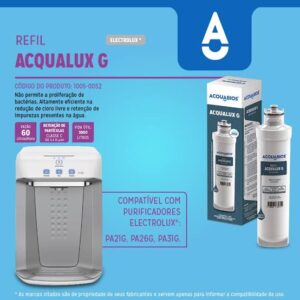 Refil Filtro Electrolux Acqualux Pa21g Pa26g PA31G Acquabios